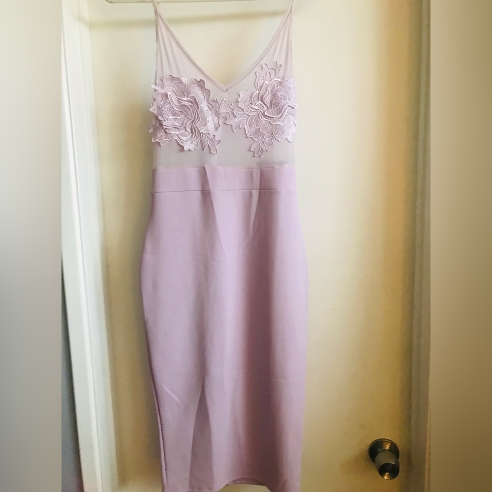 Misguided lilac dress